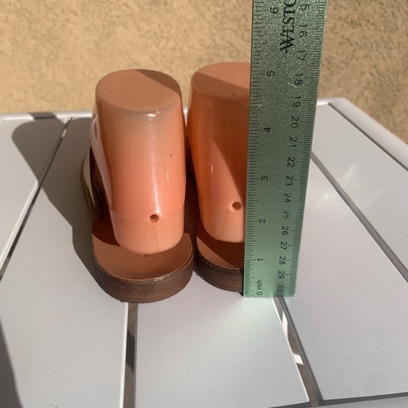 Kurt Geiger London summer gold leather shoes size 6-6.5 ( European 36.5) - Picture 5 of 14